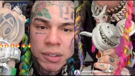 richard mille diamond 6ix9ine|6ix9ine Shows His $1.6M Shark Chain Spent $1M On Richard.